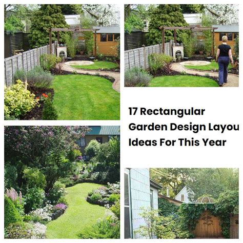 Rectangular Garden Design Layout