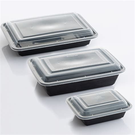 Rectangular Microwavable Containers