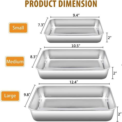 Rectangular Pan Sizes