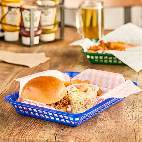 Rectangular Plastic Fast Food Basket