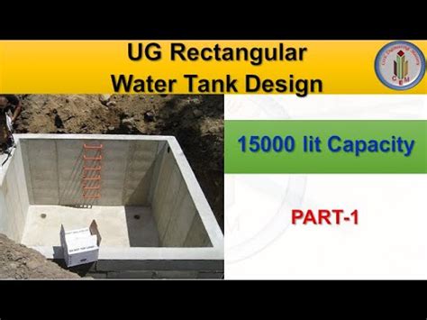 Rectangular Rcc Tank Design