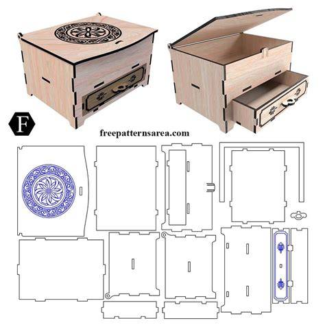 Download rectangular-box-template-svg-cut-file SVG