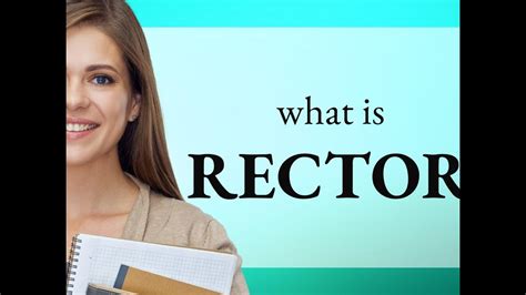 rector meaning in university