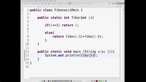 recursion in java fibonacci