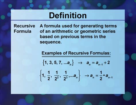 recursive definition mathematica