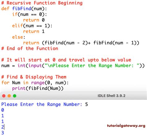 recursive function to find nth fibonacci number in python