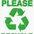 recycle signs printable paper