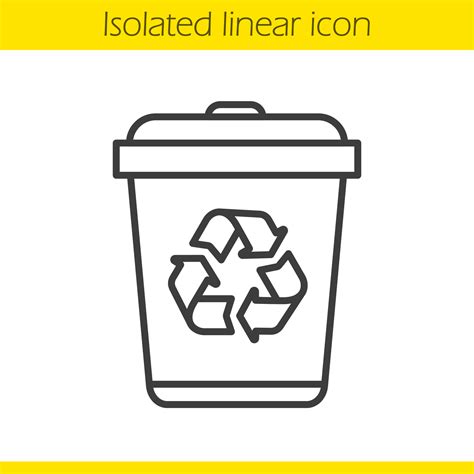Recycle Bin Icon Drawing