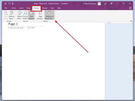 Recycle Bin In Onenote