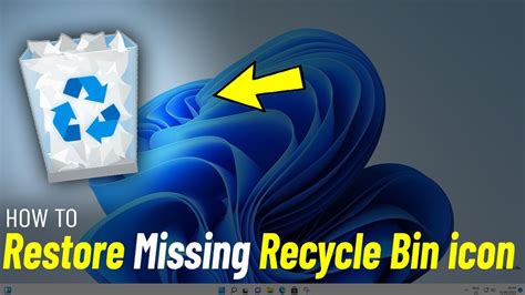 Recycle Bin Is Missing From Desktop
