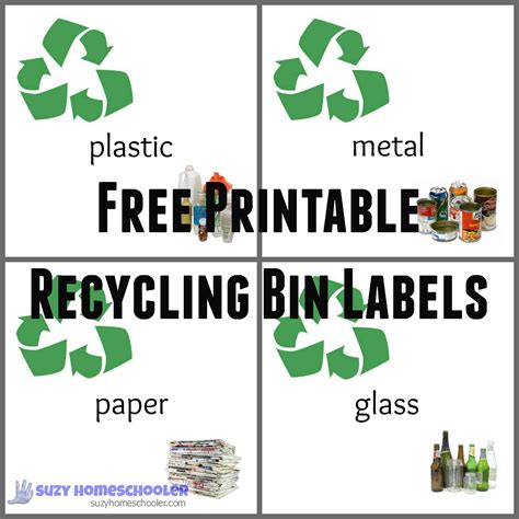 Recycle Bin Lable Printable Free
