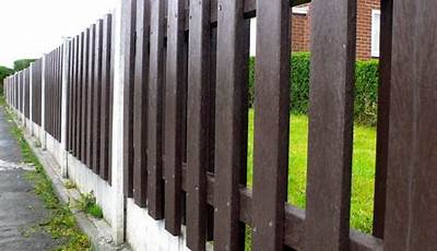 Recycled Plastic Garden Fence Panels