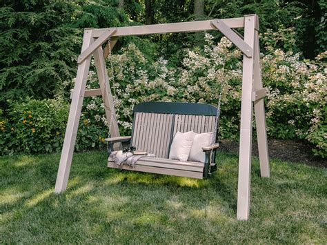 Recycled Plastic Swing Set