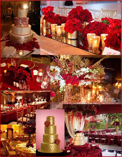 Tablecloth, centerpiece Red gold wedding, Wedding table, Gold wedding