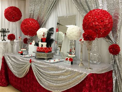 33 Fabulous White Red And Silver Wedding Ideas VIsWed Red party