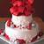 red and white christmas cake ideas