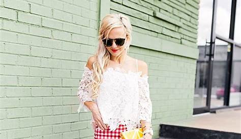 Free People Carnaby Gingham Red & White Pants, 10 | White pants