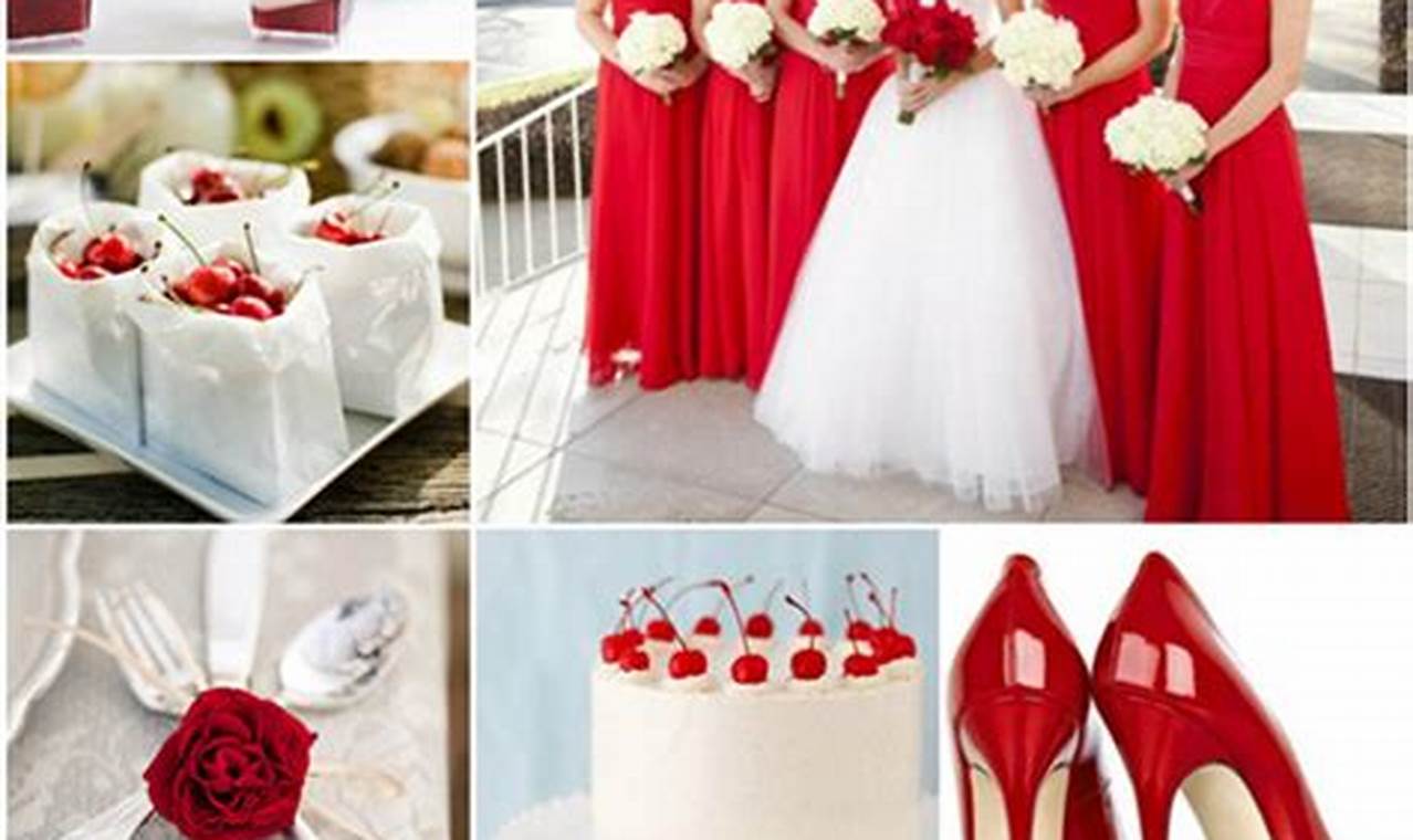 Unveil the Elegance: Red and White Wedding Color Inspiration and Guide