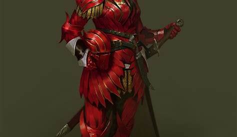 red knight, Evgeniy Petlya | Knight art, Fantasy armor, Knight