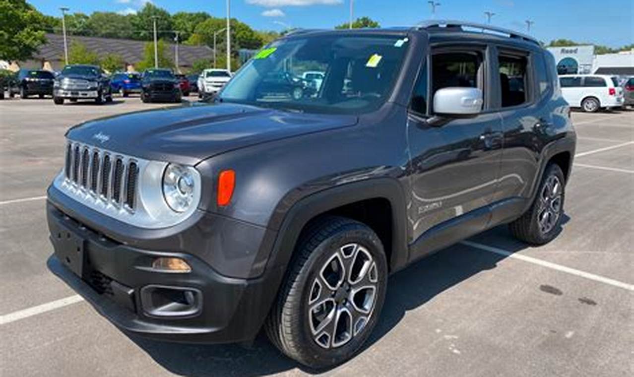 red automatic jeep renegade 4wd for sale near ash flat arkansas
