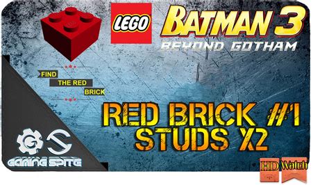 Lego Batman 3: Beyond Gotham Red Brick Guide
