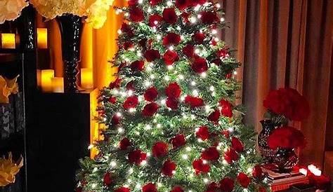 Red Christmas Tree Roses 4 Ways To Decorate Your Using Flowers! BlueGrayGal