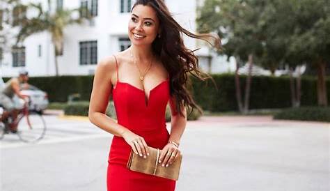 Red Dress Date Night Outfit