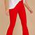red flare pants