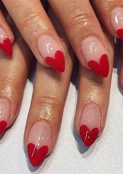 Red Heart Acrylic Nails: The Latest Trend In Nail Art