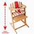 red kite feed me bistro wooden highchair