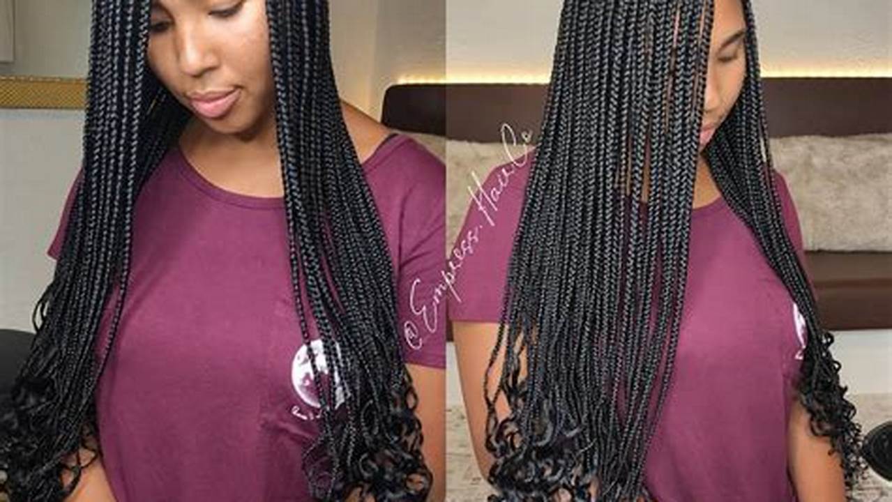 Unveiling the Secrets of Red Knotless Braids with Curly Ends: A Hair Odyssey