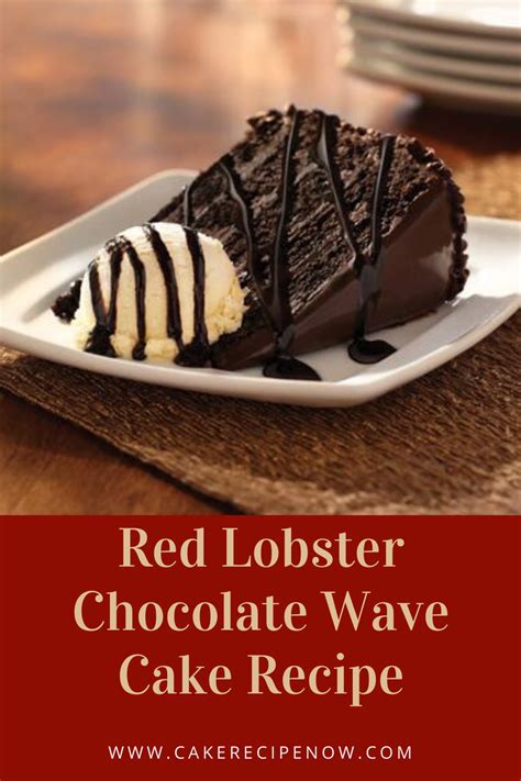 Red Lobster Chocolate Wave – The Ultimate Dessert!