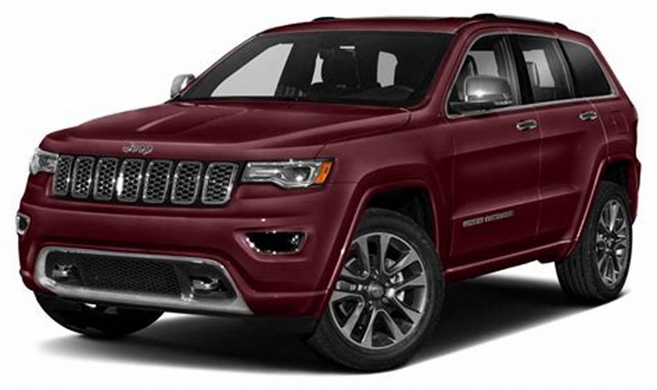 red octane jeep grand cherokee overland for sale