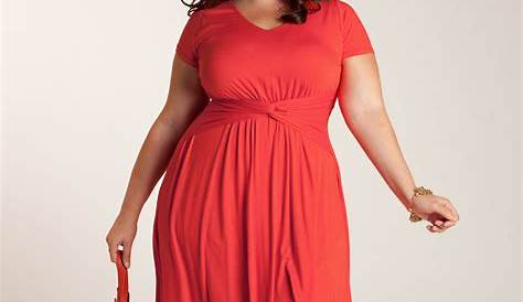 Red Outfits For Plus Size