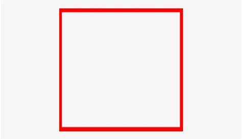 Red square outline icon - Free red shape icons