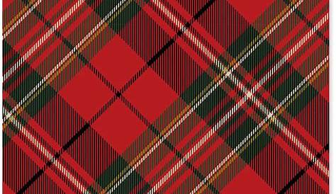 Red Multi Plaid Wrapping Paper - Glossy Create Yourself, Create Your