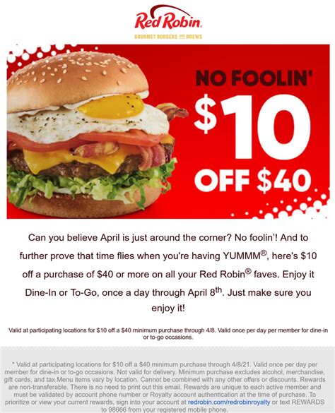 Red Robin Coupon – How To Save Money On Your Next Visit