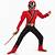 red samurai power ranger costume