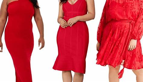 Red Valentine Dress Plus Size