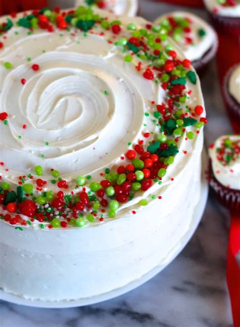 Red Velvet Cake Christmas Decorations