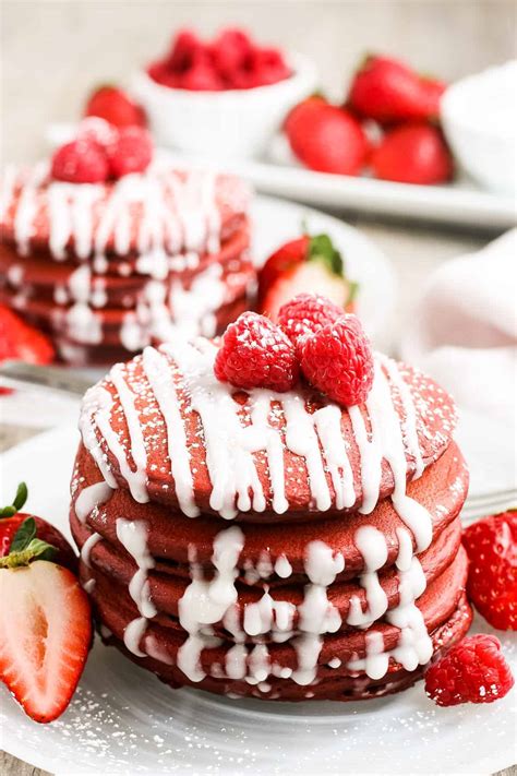 Red Velvet Pancakes Recipe With Cake Mix