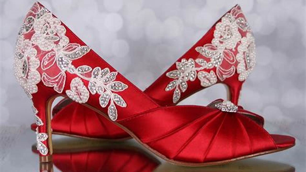 Striking Red Wedding Shoes: A Guide to Choosing the Perfect Pair