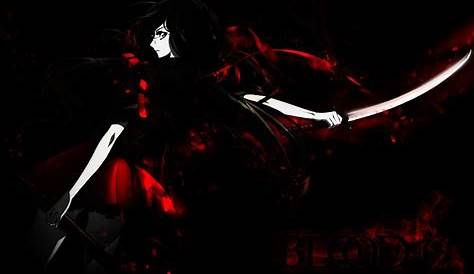 Anime girl black white and red wallpaper | 2560x1600 | 790239 | WallpaperUP