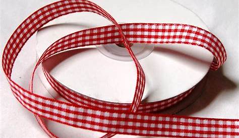 Red White gingham wired ribbon 2.5 Inch Red White Gingham | Etsy
