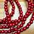 red wooden christmas beads fastest delivery
