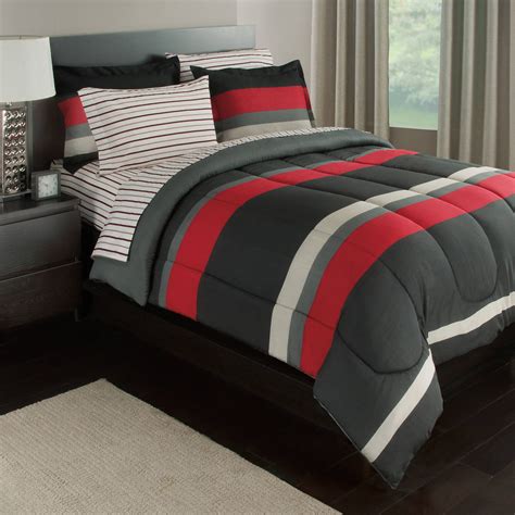 blomster.shop:red and black baby boy bedding