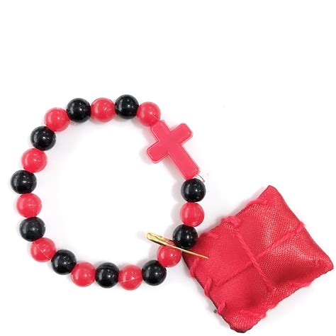 red and black bracelet for babies