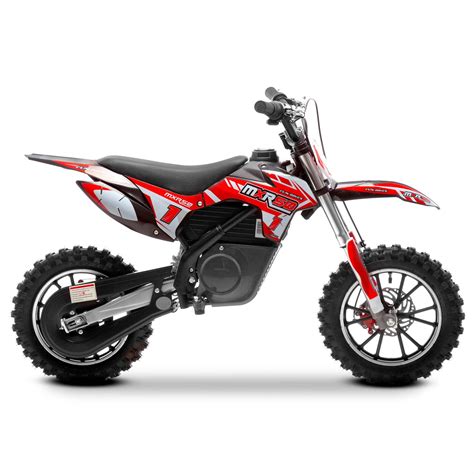 red and black electric dirt bike