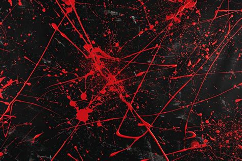 Red And Black Splatter Background