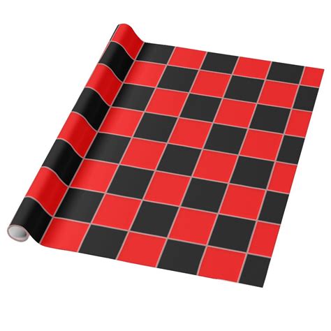 red and black wrapping paper